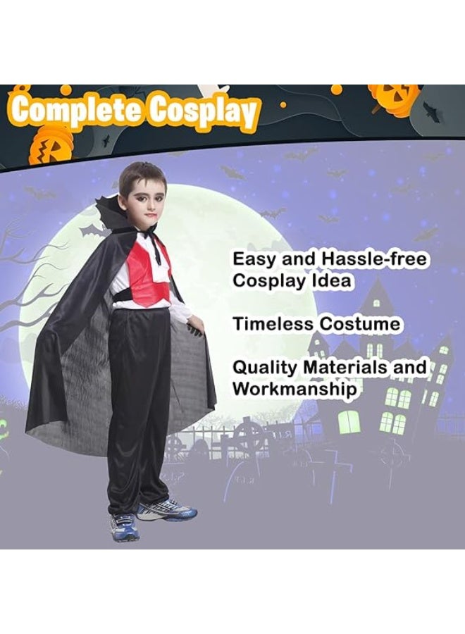 المنزل الذكي هوم سمارت زي دراكولا مصاص الدماء للأطفال - هدايا حفلات مدرسية - لعب الأدوار للأطفال - Image 4