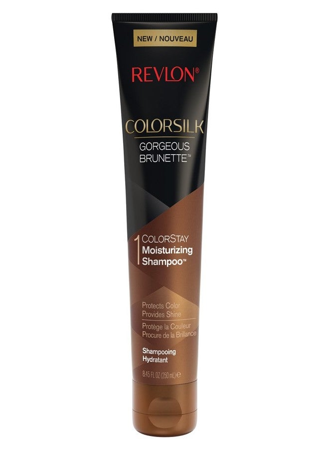 Revlon Colorsilk Care Shampoo, Brown, 8.45 Fluid Ounce - Image 1