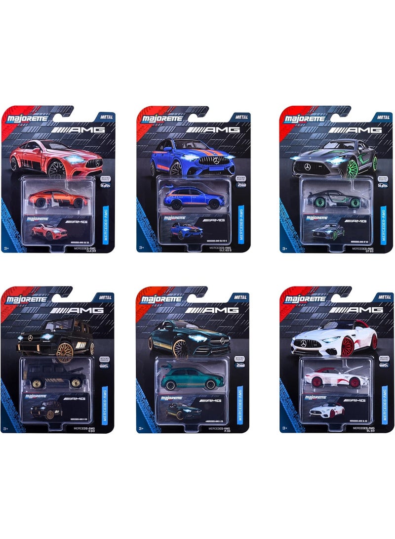 Majorette Mercedes-AMG Deluxe Cars 6 Assorted - Metal Sports Car Die-Cast, Premium Collection with Opening Parts and Realistic Details, 8502101000, from 3 Years - Image 2