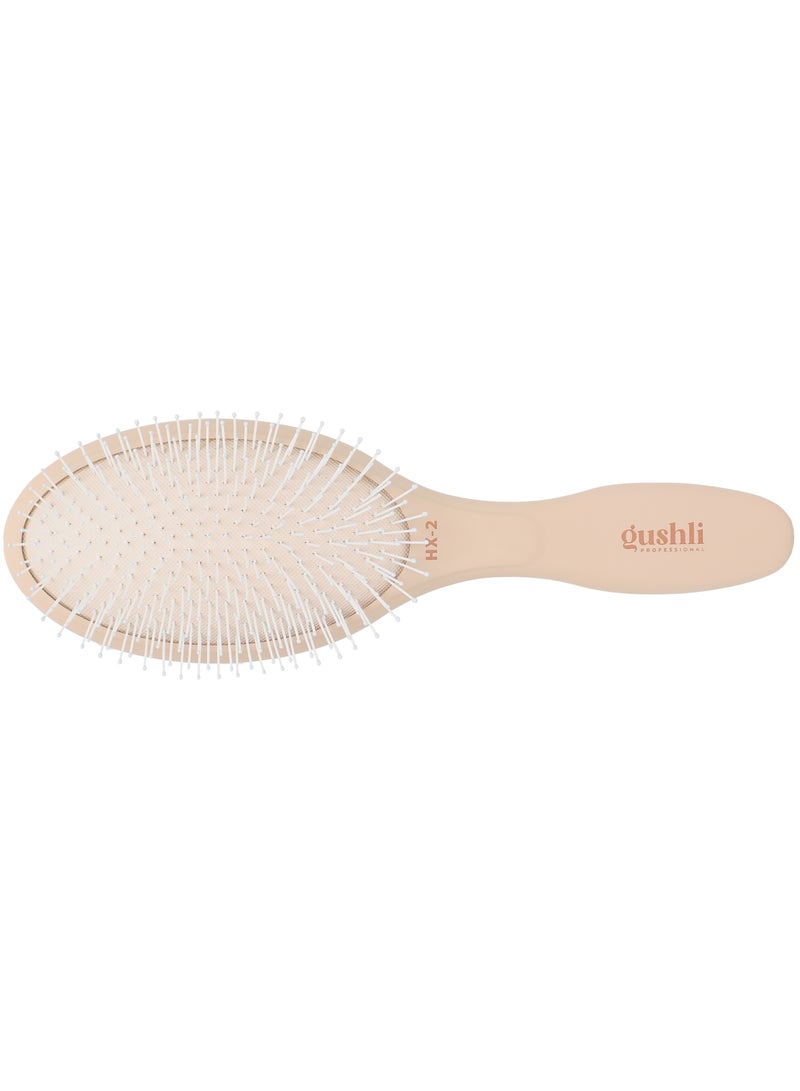gushli Heat X-treme HX2 Paddle Brush Wet and Detangle Ultra Soft Nylon Bristle - Image 3