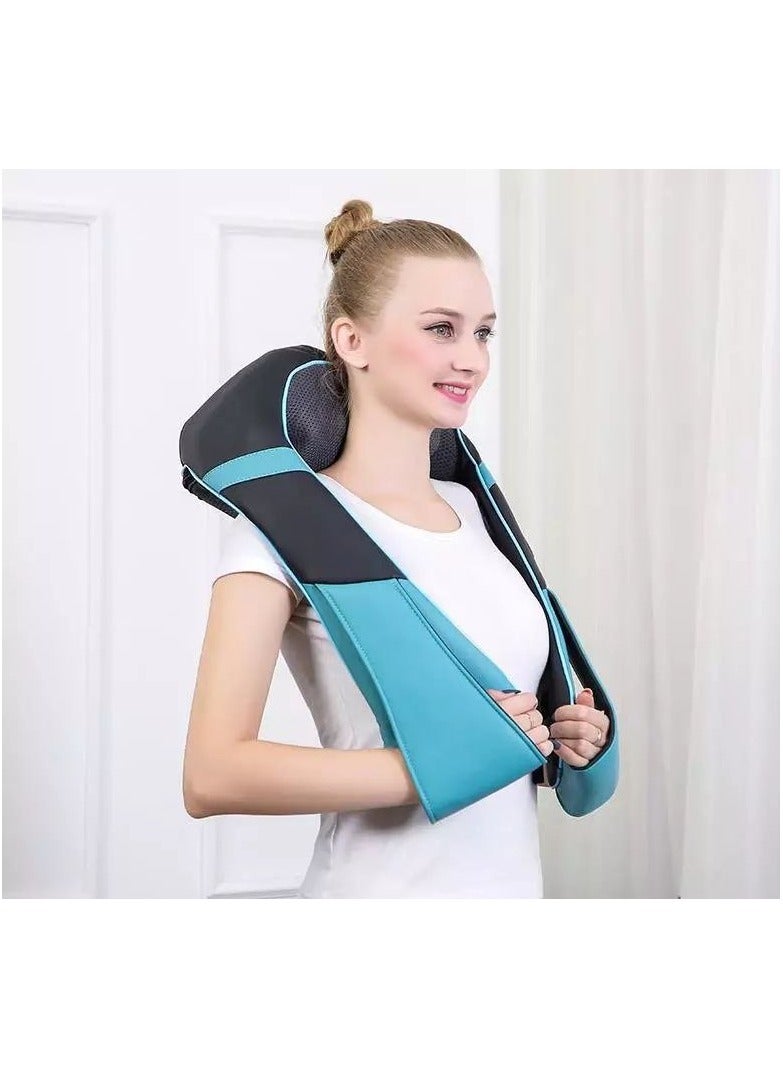 جهاز مساج الكتف والرقبه و تدليك الجسم والظهر تدليك مع الحرارة  يعمل على كهرباء المنزل او على ولاعة السيارة - Image 2