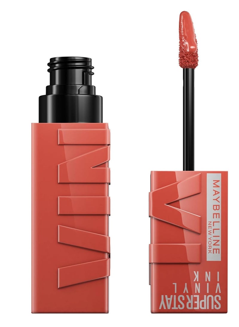 Super Stay Vinyl Ink Nude Shock 125 KEEN , 16H Longwear Transfer Proof Liquid Lipstick