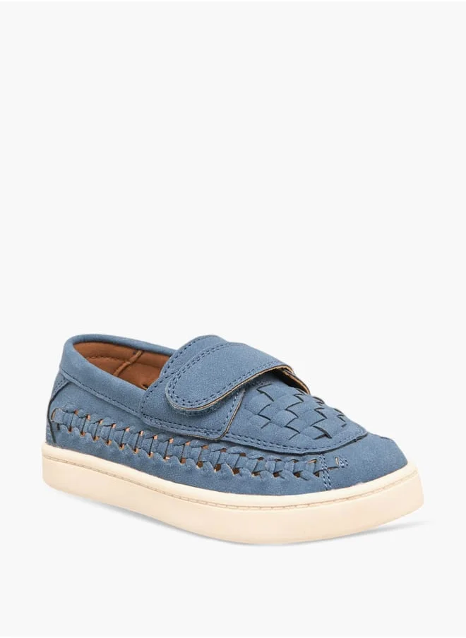 JUNIORS Boys Textured Slip-On Loafers