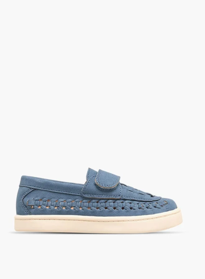 JUNIORS Boys Textured Slip-On Loafers