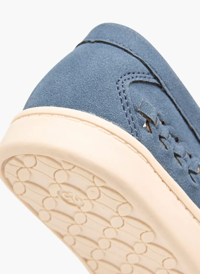 JUNIORS Boys Textured Slip-On Loafers