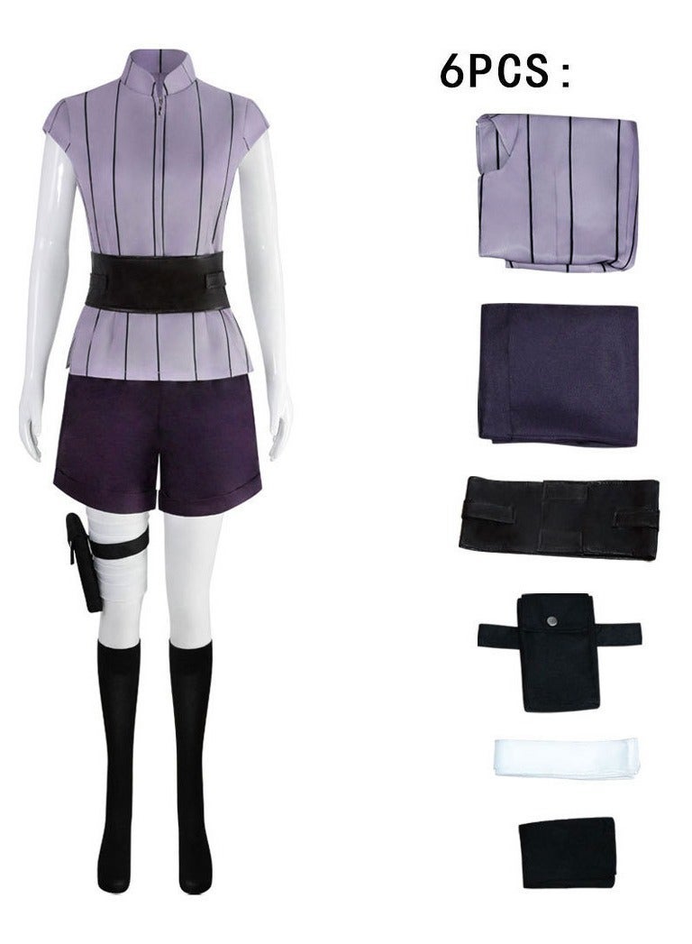 general Naruto Hinata Hyuga cosplay costume available in multiple sizes to meet character dressing needs - Image 2