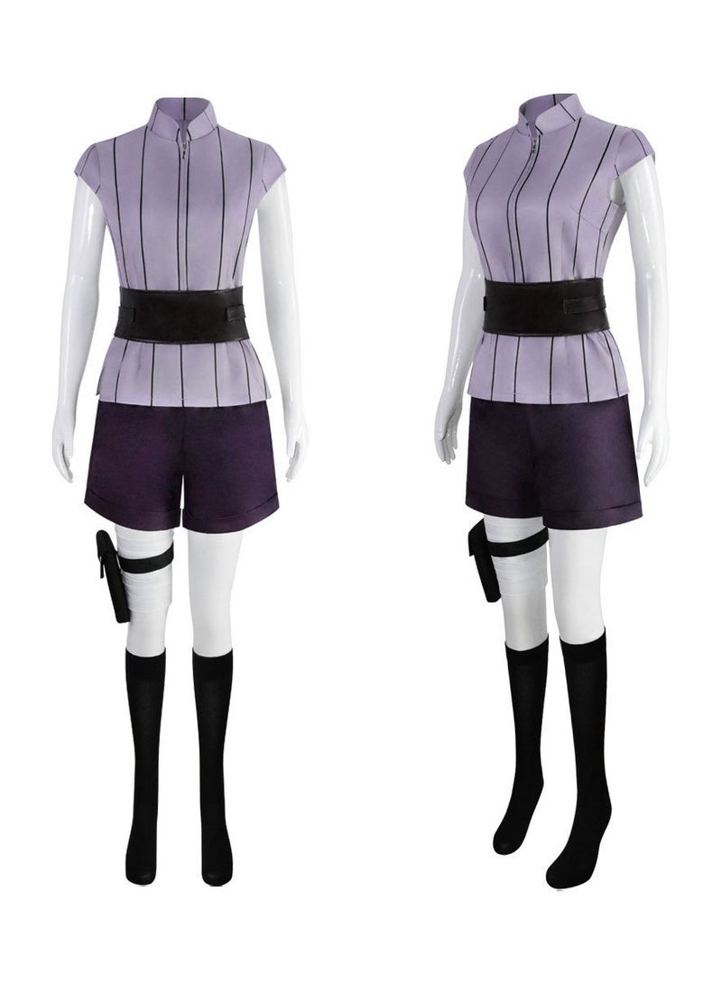 general Naruto Hinata Hyuga cosplay costume available in multiple sizes to meet character dressing needs - Image 3