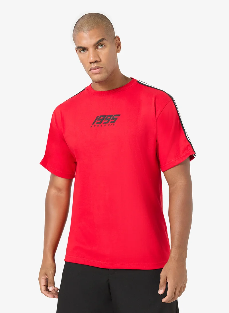 Frwd T-Shirt With Logo & Taping On Sleeve