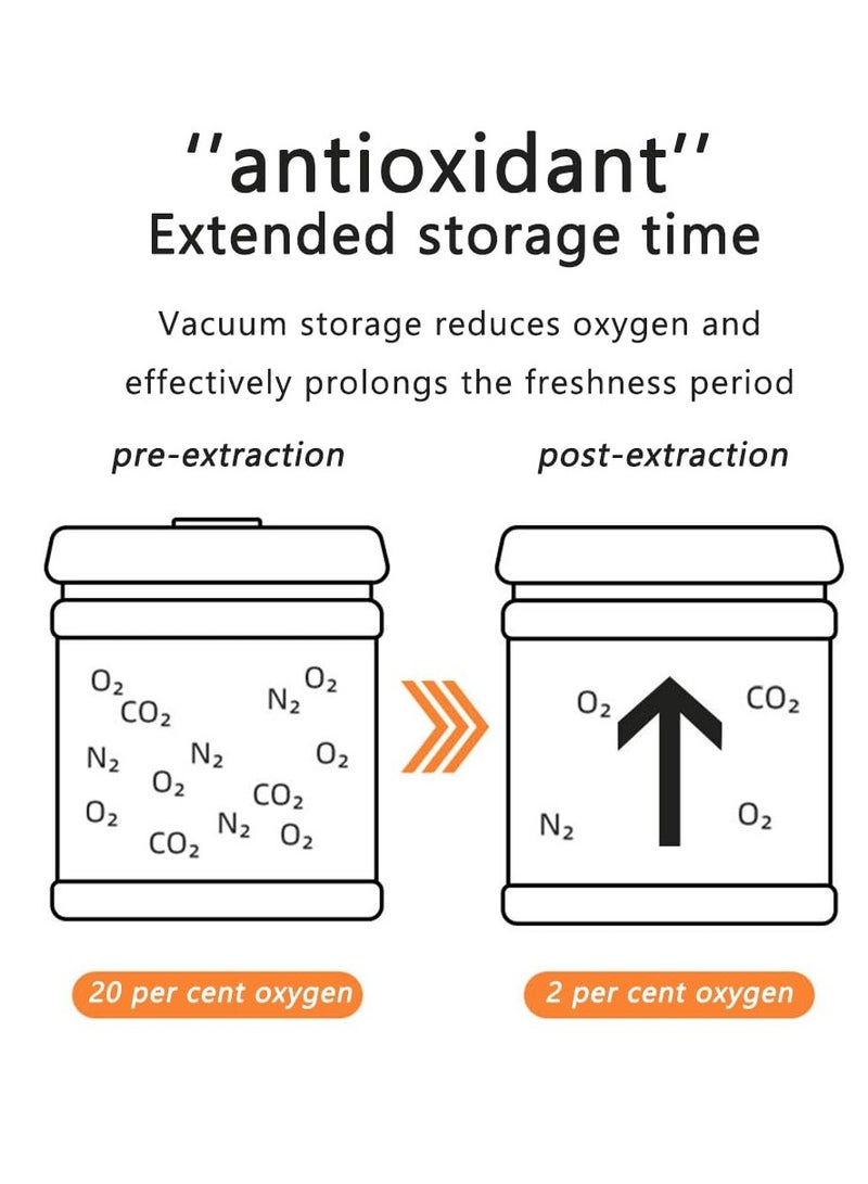 SYOSI Coffee Canister Airtight Container 1600ml Stainless Steel Coffee Bean Storage Container Vacuum Anti-Oxidation Food Container with CO2 Release Valve for Beans Grounds Flour Cereal Grain Grounds Nuts - Image 4