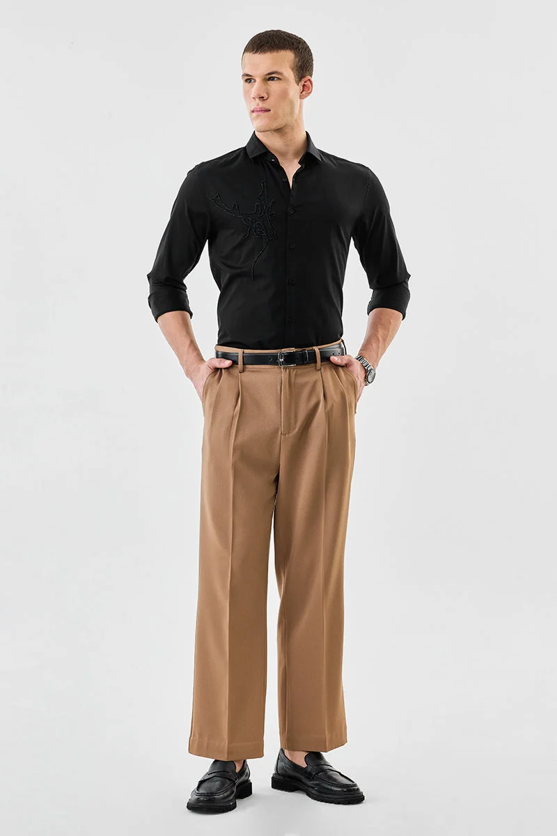 SNITCH 100% Cotton Embellished Luxe Shirt