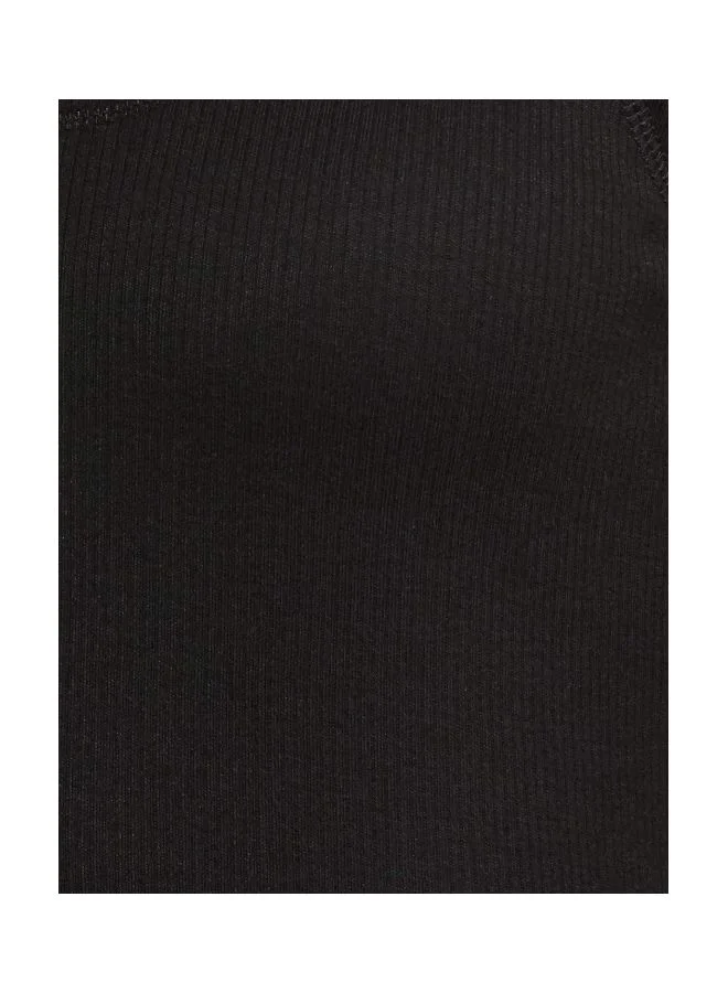 Jockey black Women Round Neck Slub Thermal Vest for Women | Best Price UAE
