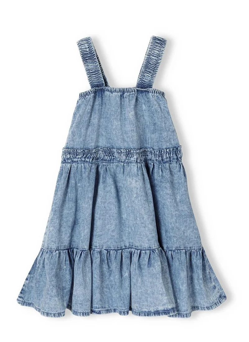 MINOTI Teen Girls Denim Tiered Dress