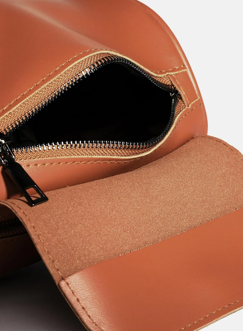 صوص هاوت حقيبة كروس بودي بني إغراء