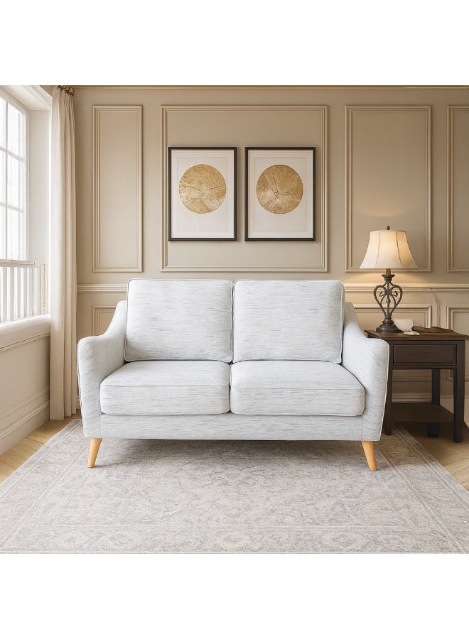 ROTAI ROTAI Maddox Sofa 2-Seater with 2-Year Warranty | Soft Fabric Loveseat | D28 High-Density Foam | Spring Seat Support | Pine Wood Frame | Compact Modern Couch for Living Room. - Image 5