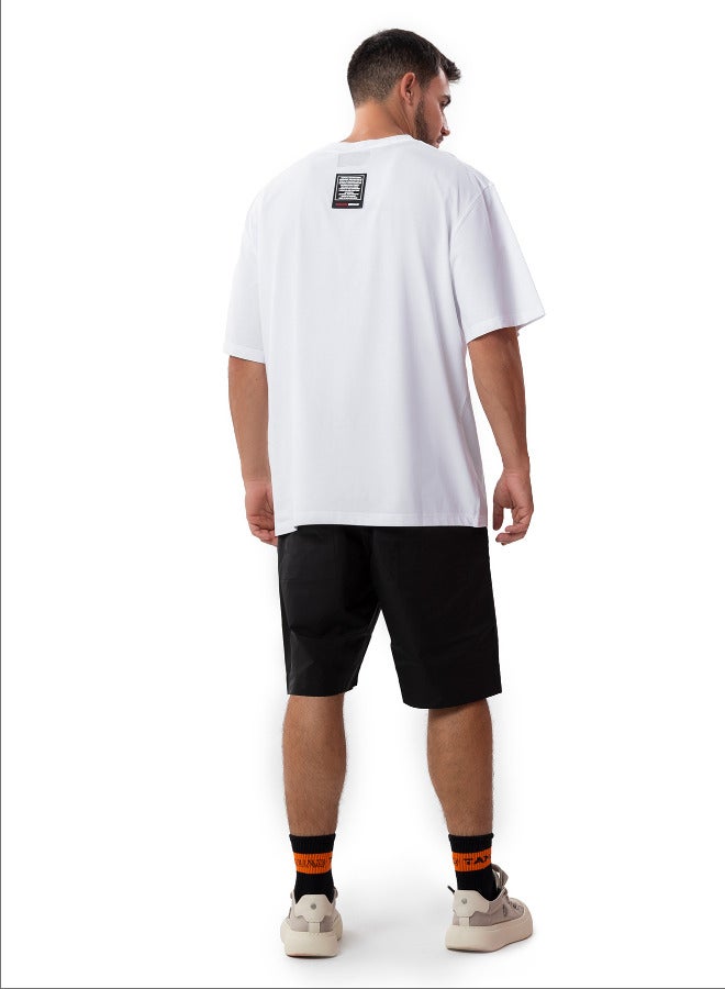 TANJIM SQUAD - 100% HUMAN T-SHIRT WHITE - Image 3