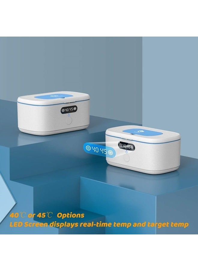 Bellababy - Wipe Wamer for Vehicle and Home Use, Baby Wet Wipes Dispenser and Diaper Wipe Warmer with Night Light,Temperature Display,No Need Water and Sponge, ℉ and ℃ Convertible - Image 1