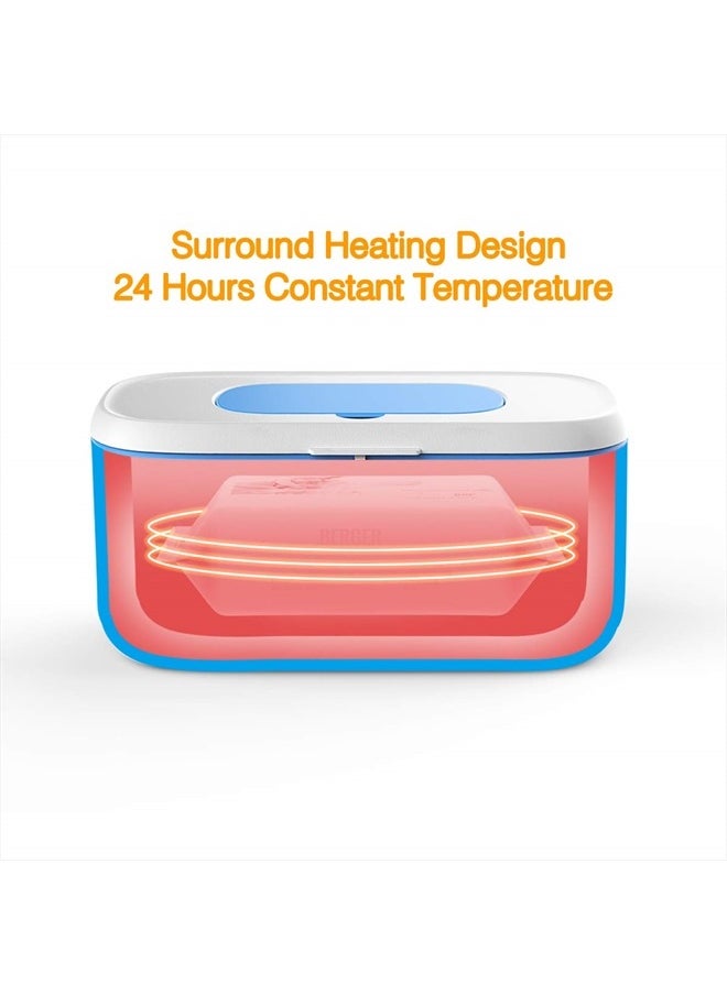 Bellababy - Wipe Wamer for Vehicle and Home Use, Baby Wet Wipes Dispenser and Diaper Wipe Warmer with Night Light,Temperature Display,No Need Water and Sponge, ℉ and ℃ Convertible - Image 1