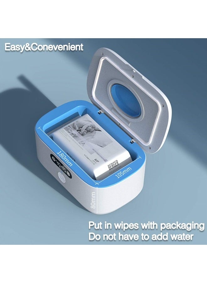 Bellababy - Wipe Wamer for Vehicle and Home Use, Baby Wet Wipes Dispenser and Diaper Wipe Warmer with Night Light,Temperature Display,No Need Water and Sponge, ℉ and ℃ Convertible - Image 1