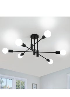 6-Light Sputnik Chandelier - Adjustable Vintage Ceiling Lamp for Living Room, Dining Room & Kitchen - pzsku/Z2D39B068FCE6DB1C8F47Z/45/_/1733121003/99948216-ef20-4a21-b02c-1ae1fcb51e50