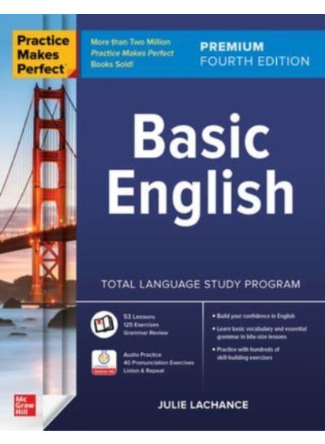 Practice Makes Perfect: Basic English, Premium Fourth Edition 