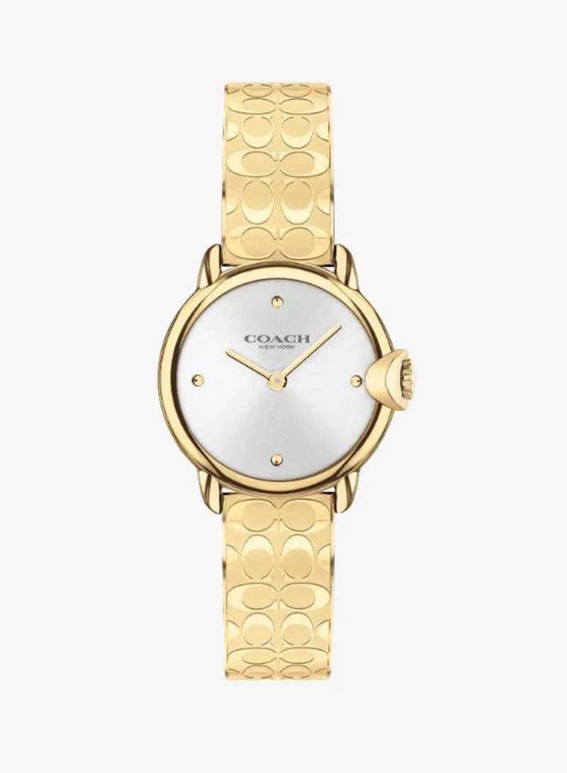Coach 2-Hand Arden Collection Quartz Movement Watch For Women With Gold-Tone Stainless Steel Bracelet - 14503692
