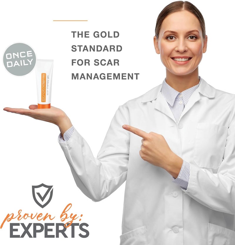 Strataderm Professional Scar Therapy Gel Old and New Scars from General Surgery Trauma Wounds Burns Bites Acne Skin Disease Reduces Redness Discoloration Discomfort Itch 10g 035oz - Image 5