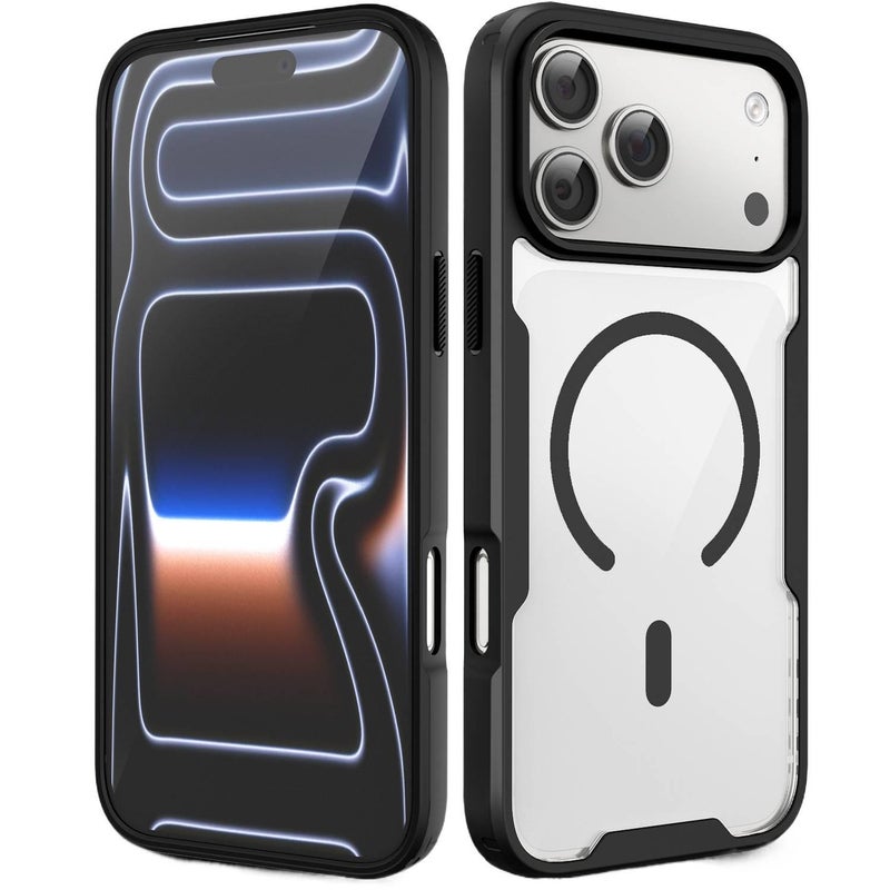 غطاء MagSafe بPC لـ iPhone 16 / 16 Plus / 16 Pro / 16 Pro Max مع حماية من السقوط ومغناطيس قوي مع مقاوم للصدمات مع مغناطيسي باللون برتقالي - Image 5
