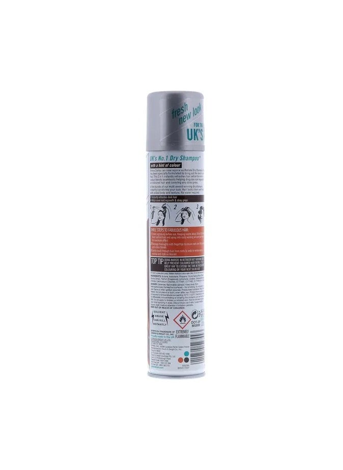 Batiste Dry Shampoo Divine Dark 200ml – For Dark Hair, Instant Refresh & Volume