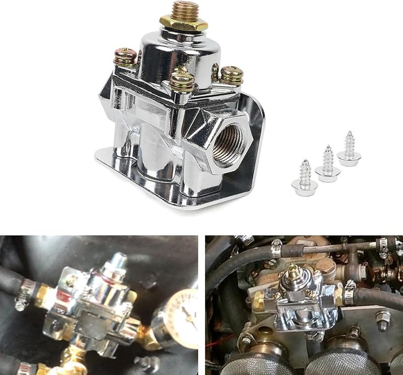 804 مع مقياس زيت يدوي كاربوريتور مضخة زيت الكرب 3 8 بوصة 10 مم منظم ضغط الوقود 1 4 رطل لكل بوصة مربعة 12 804 4 5 9 رطل لكل بوصة مربعة 12 803 - Image 3