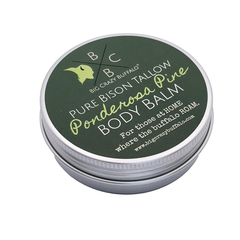Pure Bison Tallow Balm Ponderosa Pine  Scents of Pine Cypress  Cedar  All Purpose Body Butter Hydrating Naturally Derived Replaces Lotion  For Dry Itchy Skin