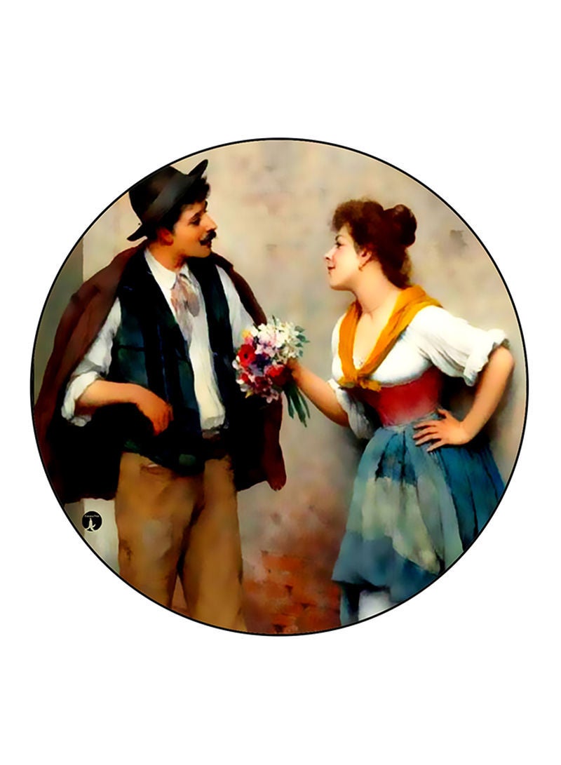 RKN Vintage Art Printed Pin Multicolour - Image 2