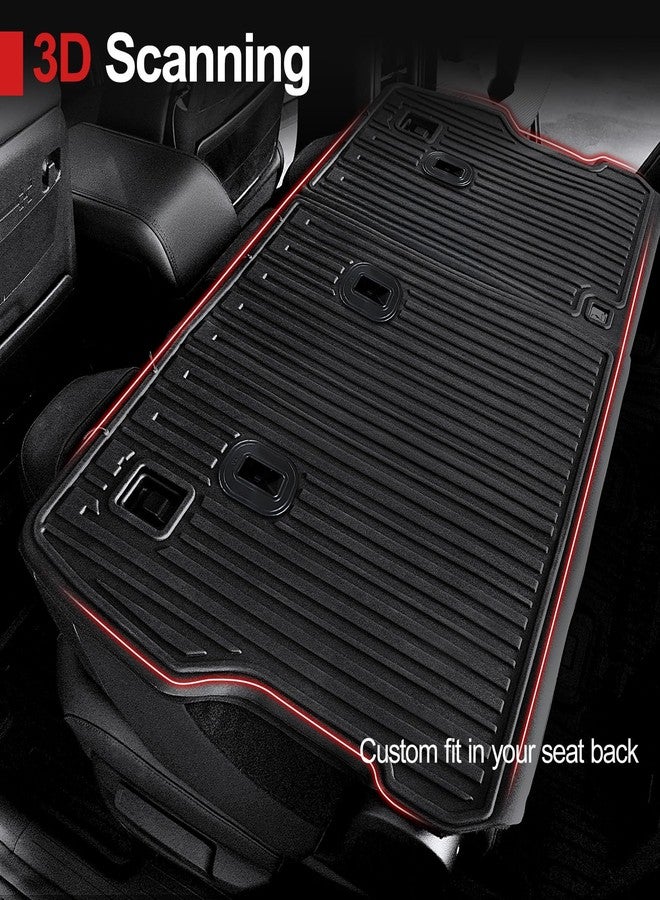 HOUCLEMIC 2nd Row Backrest Mat for 2024-2026 Hyundai Santa FE, All Weather TPE Bench Seat Back Cover Durable Kick Mats for Hyundai Santa Fe Accessories (Fit Hybrid and Fuel) 2024 2025 2026 - Image 3