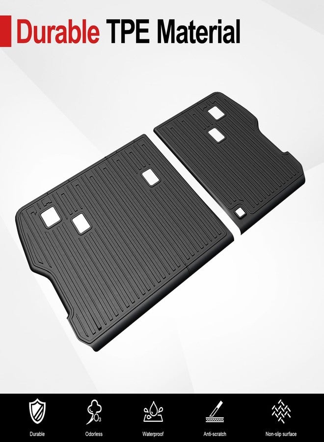 HOUCLEMIC 2nd Row Backrest Mat for 2024-2026 Hyundai Santa FE, All Weather TPE Bench Seat Back Cover Durable Kick Mats for Hyundai Santa Fe Accessories (Fit Hybrid and Fuel) 2024 2025 2026 - Image 4