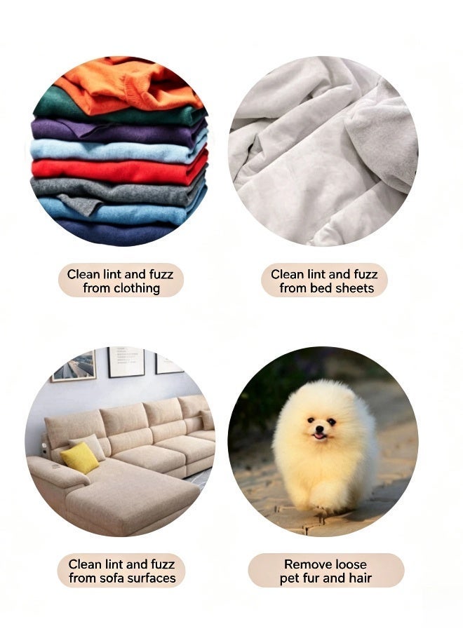 Reusable Self-Cleaning Lint Brush, Electrostatic Pet Hair Remover Brush, Lint & Dust Cleaner for Clothes, Sofa, Bed Sheets, Carpet, Dog & Cat Fur Removal Tool - Image 5