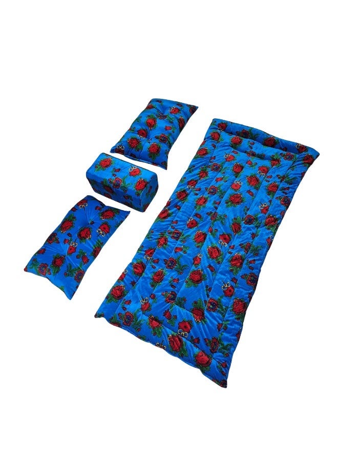 سمارت هوم طقم جلسة أرضية فاخر ٤ في ١ – مجلس عربي تراثي، طقم كنب أرضي، مفروشات للمجالس والاستراحات - Image 2