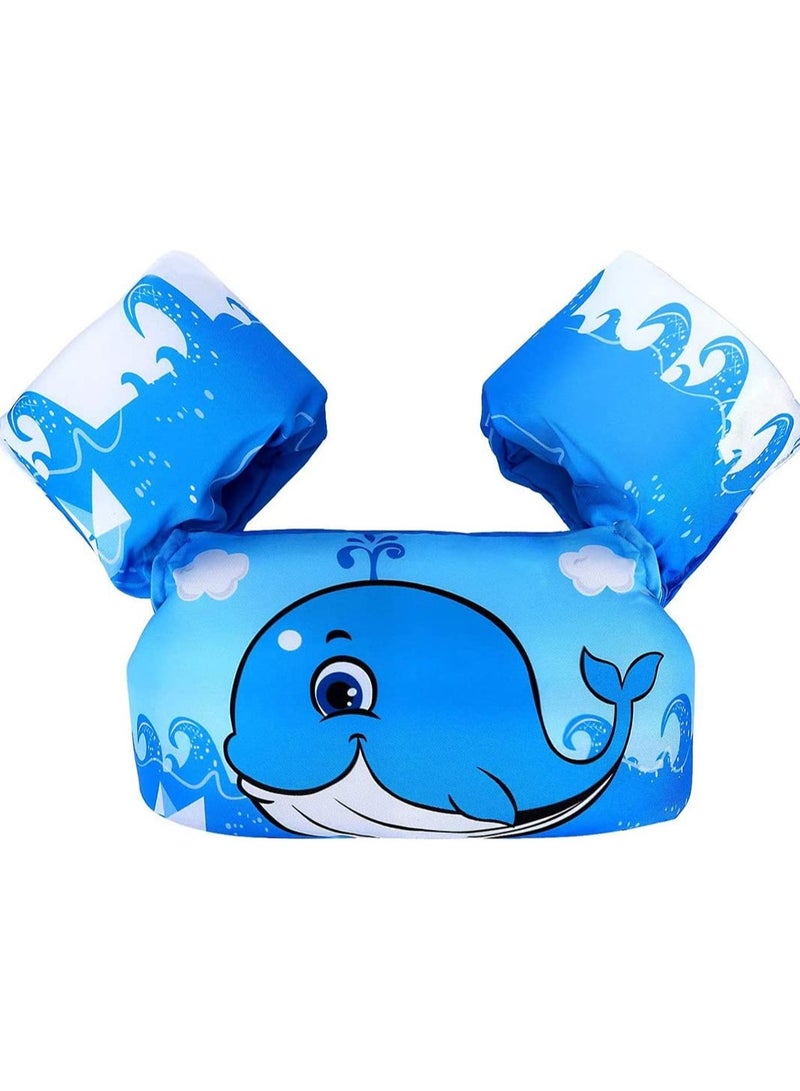 SYOSI Swimming Float Vest for Kids Toddler Aids Arm Floaties 2-6 Year Old 14-25KG Learning to Swim - Image 1