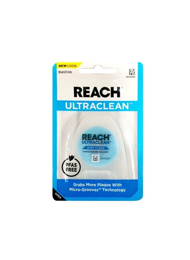 REACH - REACH Ultraclean Mint Floss 30 Yards (Pack of 2) - Image 1