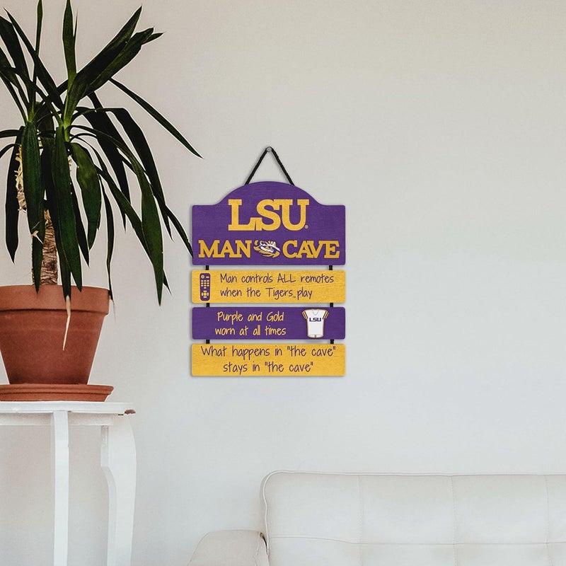 FOCO NCAA Team Logo Mancave Man Cave Hanging Wall Sign - Image 4