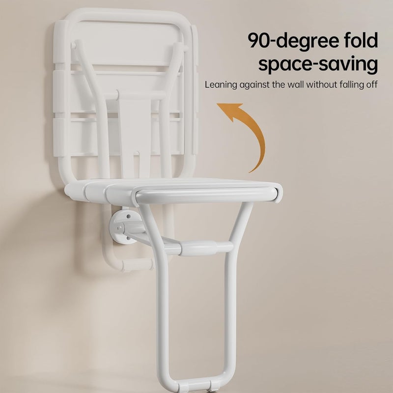 BRIMIX Shower Chair Bathroom Shower Stool Safety Shower Seat for Seniors and Disabled - Image 2