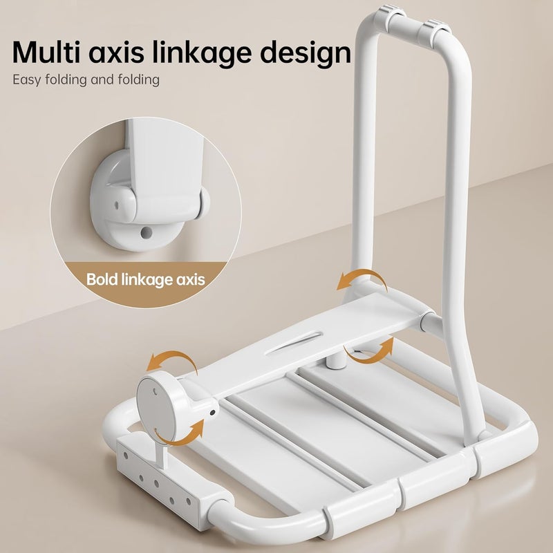 BRIMIX Shower Chair Bathroom Shower Stool Safety Shower Seat for Seniors and Disabled - Image 5