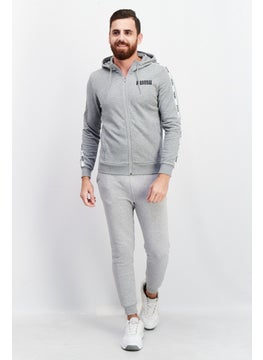 PUMA Men Sportswear Fit Long Sleeves Outdoor Sweatshirt, Grey  - Image 2