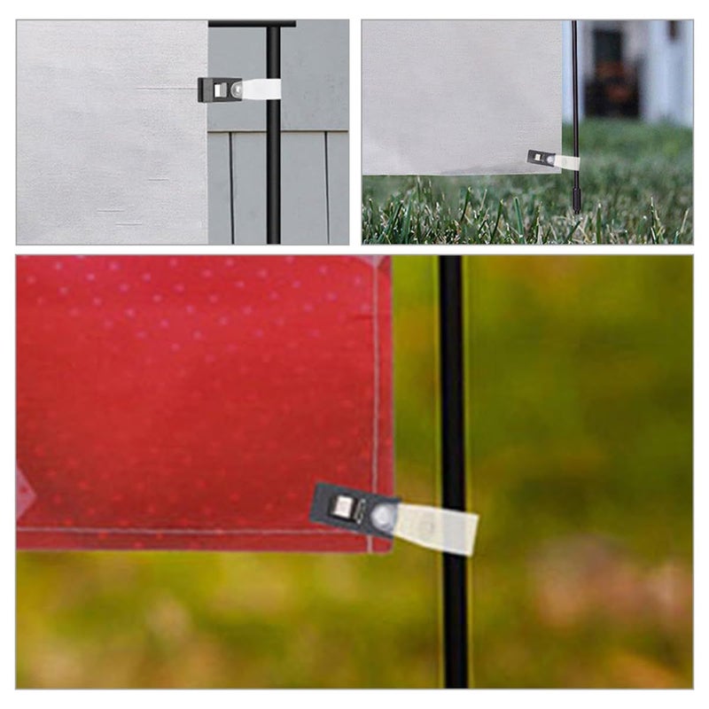 20 Pcs Garden Flag Windproof Clips Plastic Lawn Flag Stoppers For Outdoor Garden Flagpoles - Image 5