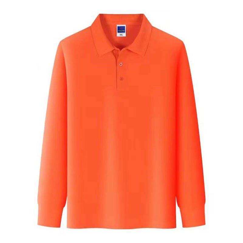 قميص بولو بأكمام طويلة من قطن إيكو 200 جرام للرجال باللون الأسود - Image 5