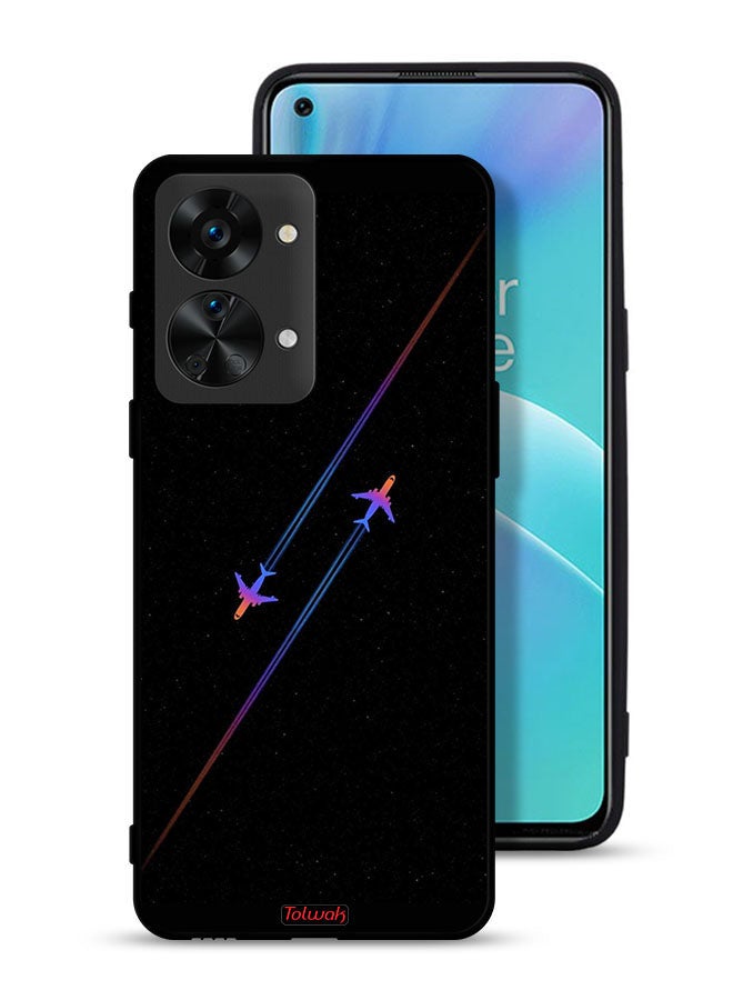 Tolwak OnePlus Nord 2T 5G Protective Case Cover Airplanes Art - Image 1
