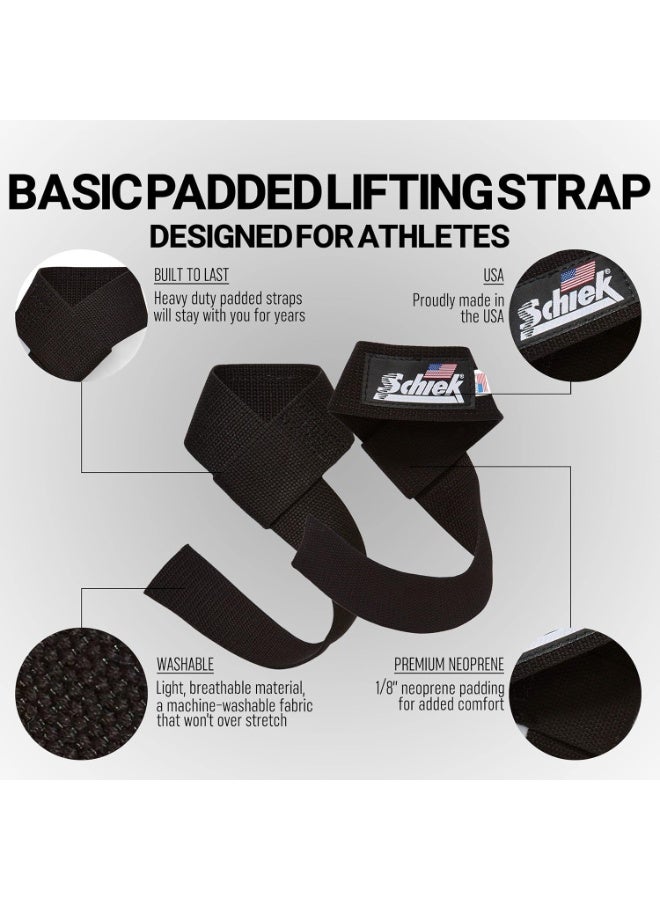 Schiek Model 1000BPS Schiek Basic Padded Lifting Straps - Image 3