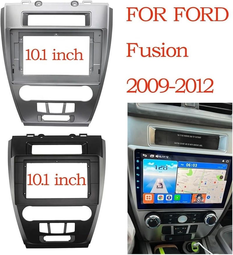 Black 10 1 Inch Big Screen Frame Adapter For Ford Fusion 2009 2012 2 Din Android MP5 Panel Radio Kit - Image 3