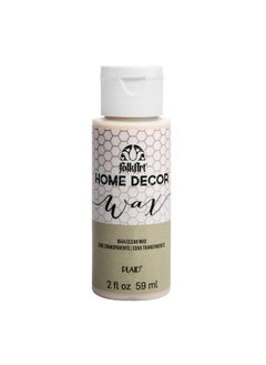 FolkArt Acrylic Paint 2 Oz Clear Wax 2 Fl Oz  - Image 1