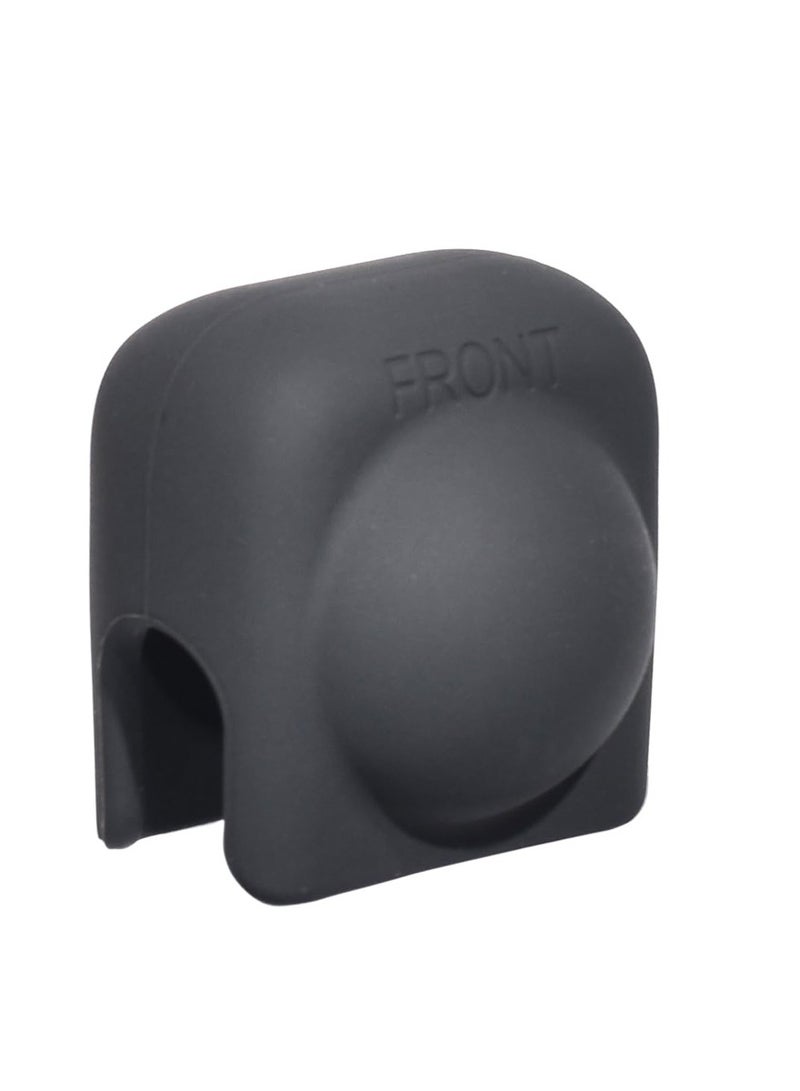 O Ozone Silicone Lens Cap Guards Compatible with Insta360 X4, Lightweight and Smooth Anti-Scratch Protective Cover Drop Protection - Black  - Image 3