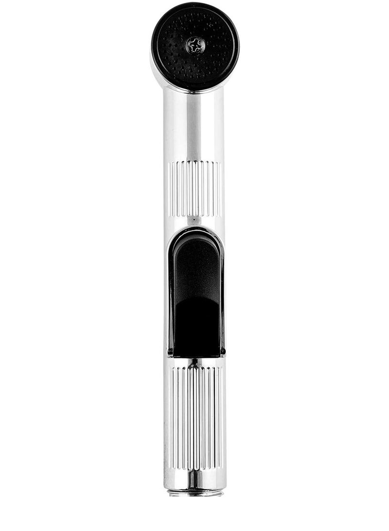GEEPAS Geepas Chrome Abs Shattaf, Silver, Geepas Hand Held Toilet Bidet Sprayer, Gsw61069, Medium - Image 1