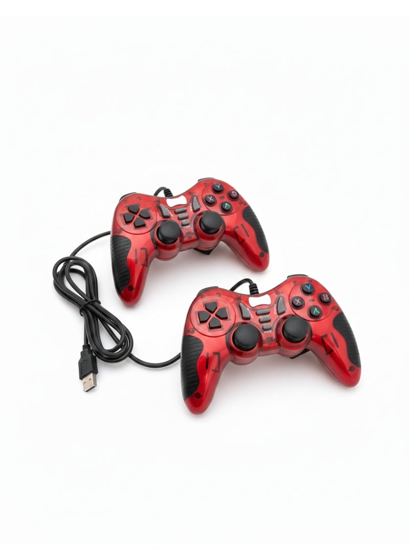 ADMIN TECHNOLOGY Dual PC Gamepad Controller with Turbo Function – USB Gaming Controller - Image 2
